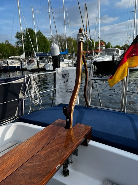 Neuer Reitbalken mit Traveller im Cockpit