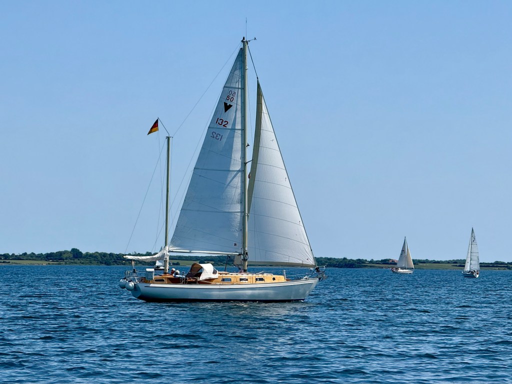 Nicht die Auguste, aber auch eine V50 SL Ketsch auf der Flensburger Förde