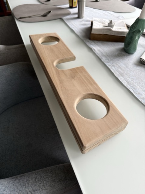 Zugeschnittener Kaffeehalter für die Pinne, Rohling